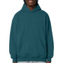 Stanley Stella Mens Cooper Dry Hooded Sweatshirt Hoodie w/ Pouch Pocket - Stargazer Blue