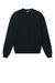 Stanley Stella SXU029 Mens Ledger Dry Crewneck Sweatshirt Black Flat Front