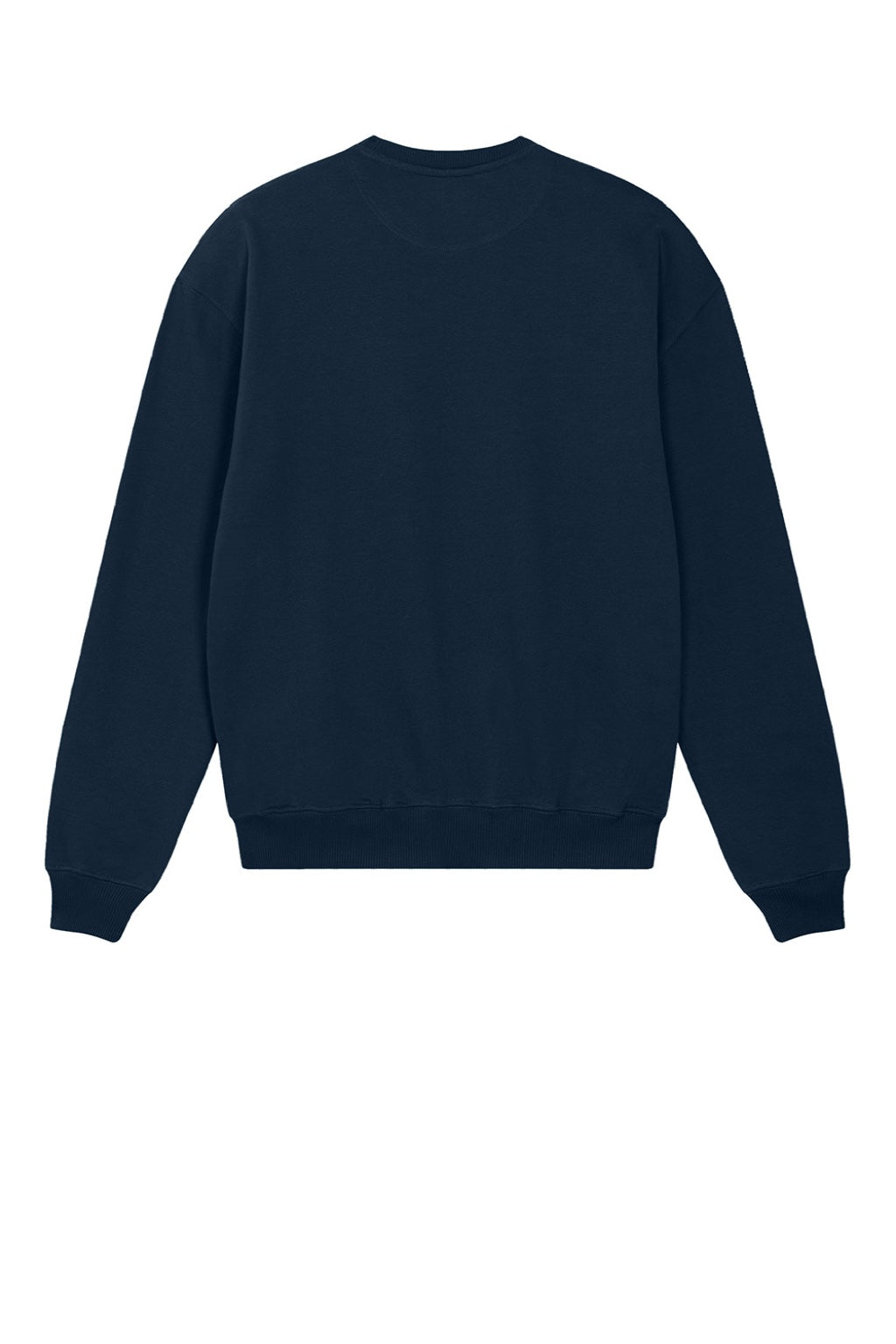 Stanley Stella SXU029 Mens Ledger Dry Crewneck Sweatshirt French Navy Blue Flat Back