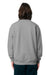 Stanley Stella SXU029 Mens Ledger Dry Crewneck Sweatshirt Heather Grey Model Back