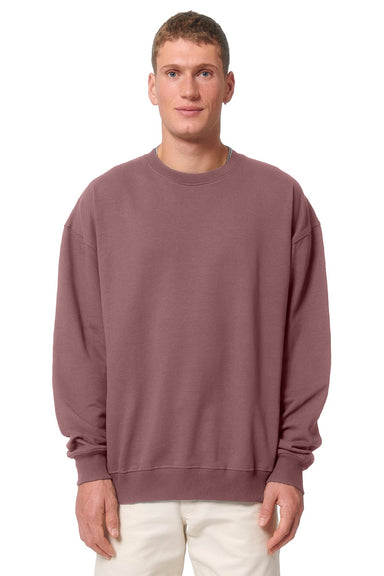 Stanley Stella SXU029 Mens Ledger Dry Crewneck Sweatshirt Kaffa Coffee Model Front