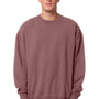Stanley Stella Mens Ledger Dry Crewneck Sweatshirt - Kaffa Coffee