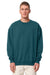 Stanley Stella SXU029 Mens Ledger Dry Crewneck Sweatshirt Stargazer Blue Model Front