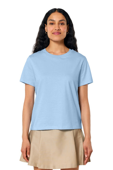 Stanley Stella SXW002 Womens Muser Short Sleeve Crewneck T-Shirt Soul Blue Model Front
