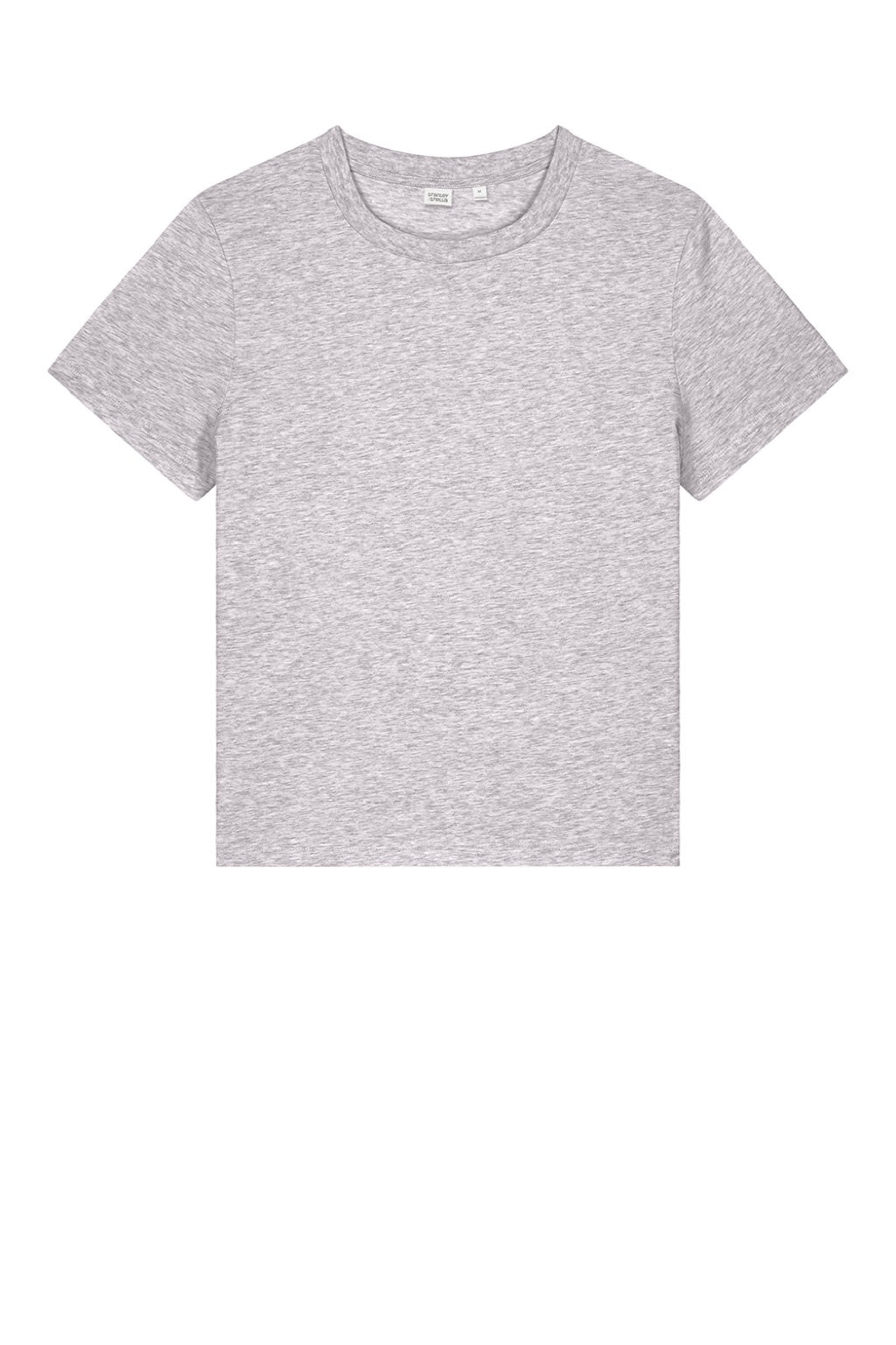 Stanley Stella SXW002 Womens Muser Short Sleeve Crewneck T-Shirt Heather Cool Grey Flat Front