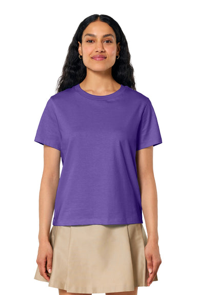 Stanley Stella SXW002 Womens Muser Short Sleeve Crewneck T-Shirt Purple Love Model Front