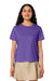Stanley Stella SXW002 Womens Muser Short Sleeve Crewneck T-Shirt Purple Love Model Front