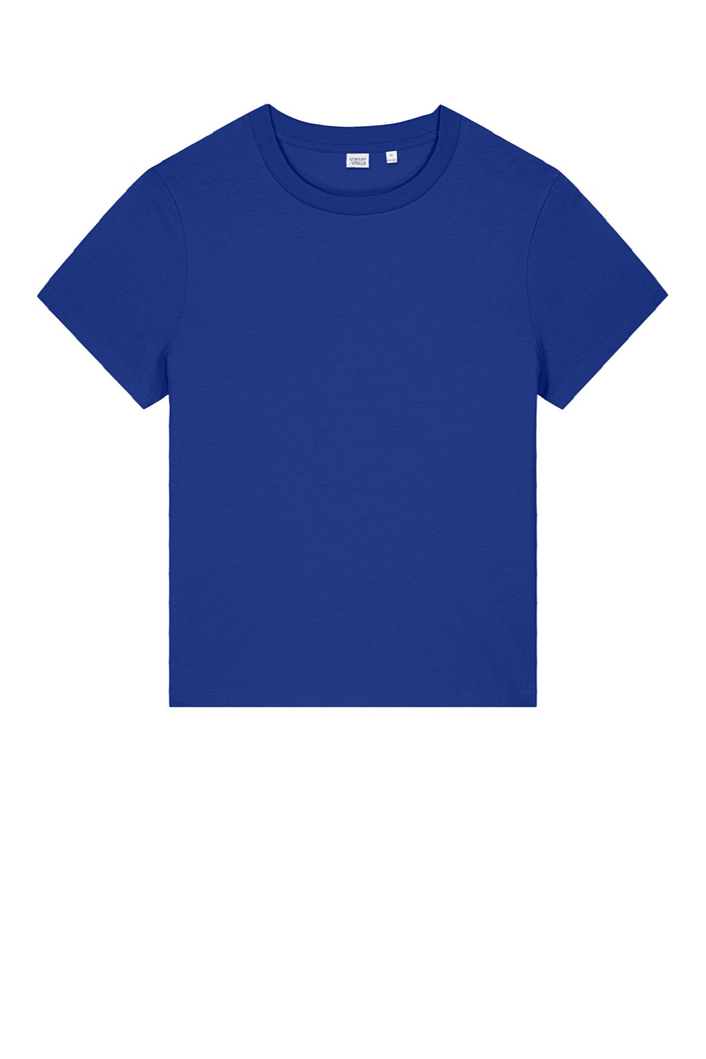 Stanley Stella SXW002 Womens Muser Short Sleeve Crewneck T-Shirt Worker Blue Flat Front