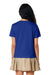 Stanley Stella SXW002 Womens Muser Short Sleeve Crewneck T-Shirt Worker Blue Model Back