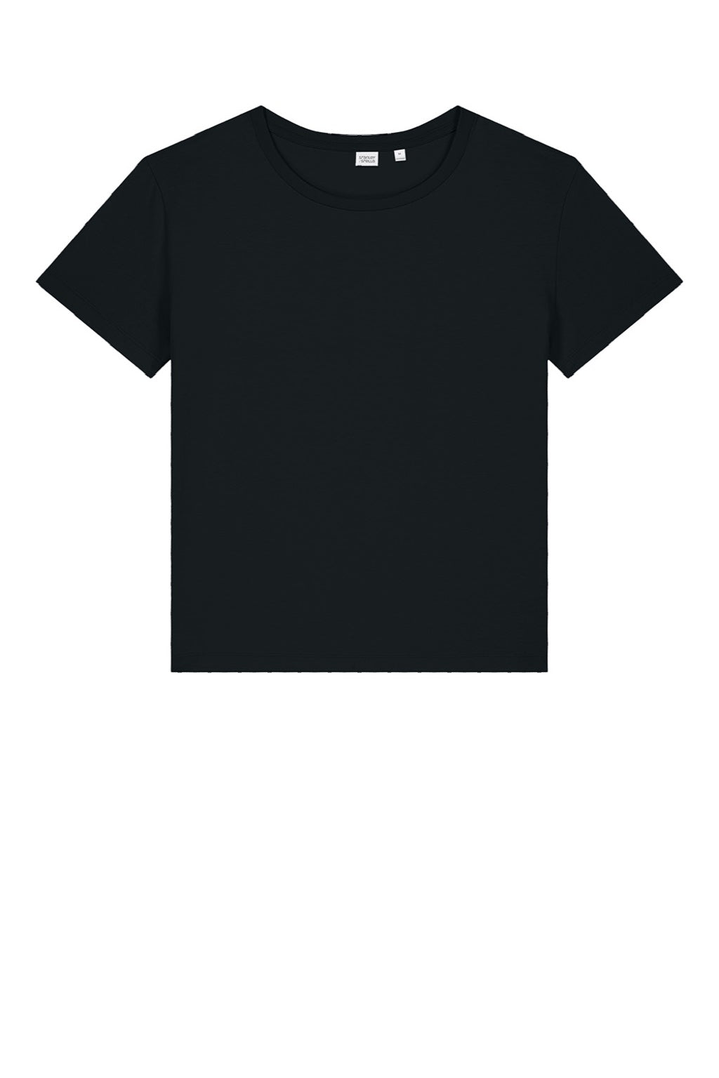 Stanley Stella SXW008 Womens Serena Short Sleeve Scoop Neck T-Shirt Black Flat Front