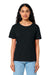 Stanley Stella SXW008 Womens Serena Short Sleeve Scoop Neck T-Shirt Black Model Front