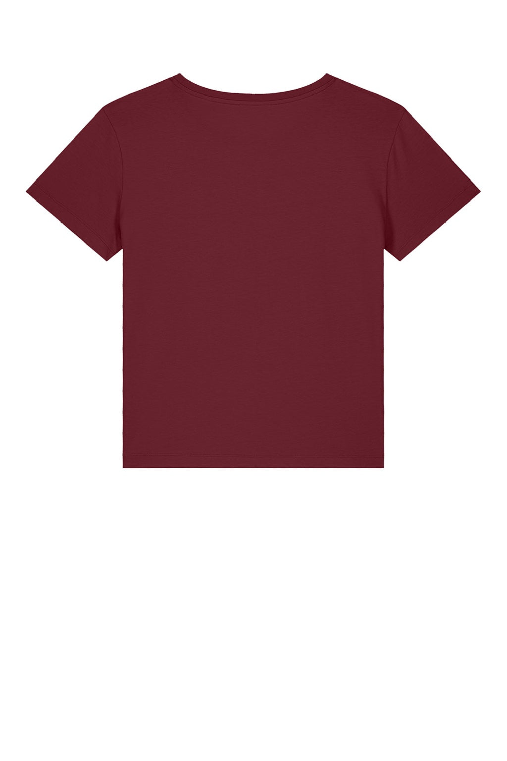Stanley Stella SXW008 Womens Serena Short Sleeve Scoop Neck T-Shirt Burgundy Flat Back