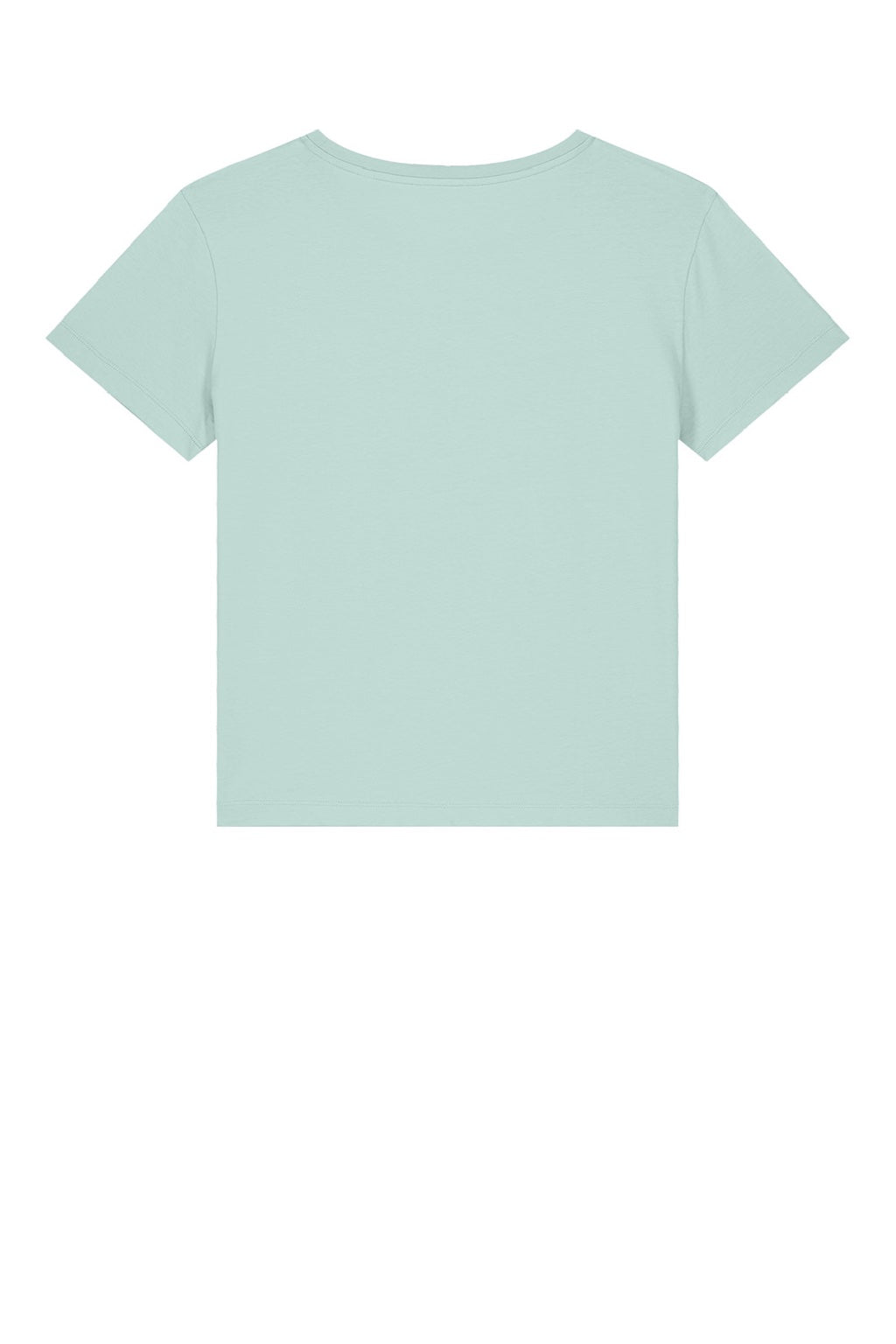 Stanley Stella SXW008 Womens Serena Short Sleeve Scoop Neck T-Shirt Caribbean Blue Flat Back