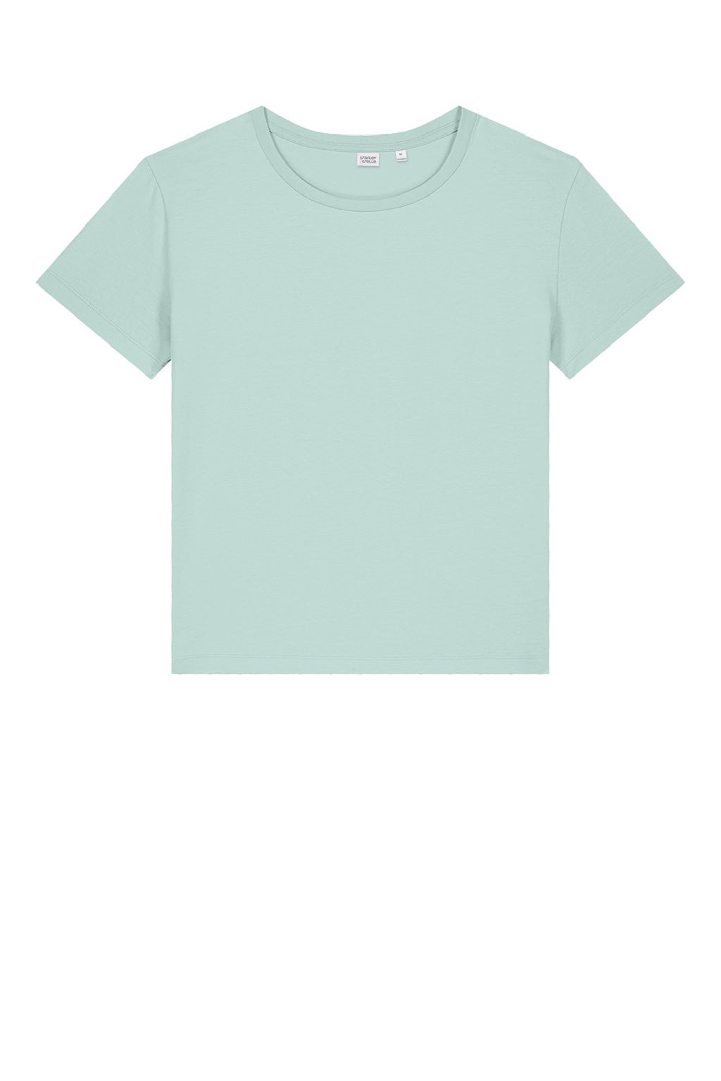 Stanley Stella SXW008 Womens Serena Short Sleeve Scoop Neck T-Shirt Caribbean Blue Flat Front