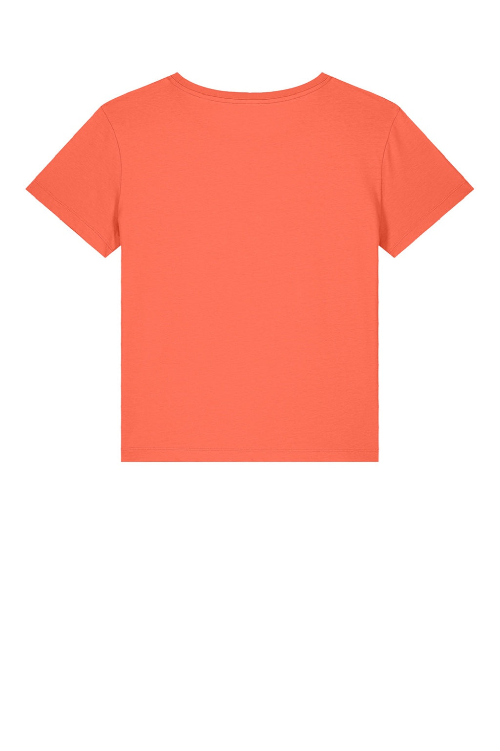 Stanley Stella SXW008 Womens Serena Short Sleeve Scoop Neck T-Shirt Fiesta Orange Flat Back
