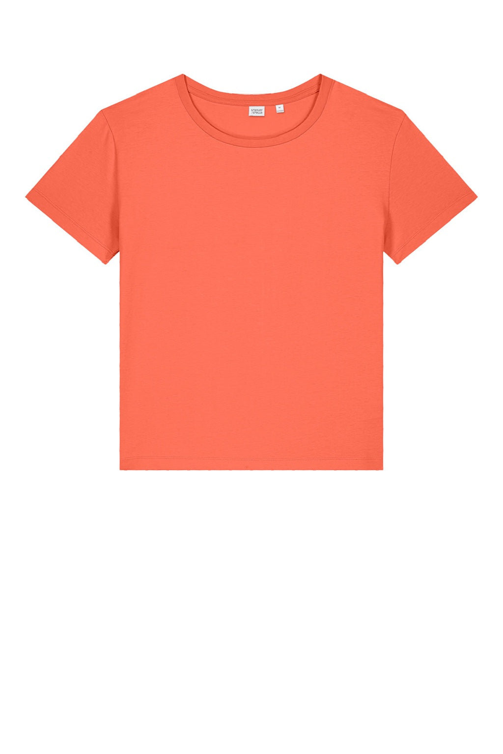 Stanley Stella SXW008 Womens Serena Short Sleeve Scoop Neck T-Shirt Fiesta Orange Flat Front