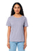 Stanley Stella SXW008 Womens Serena Short Sleeve Scoop Neck T-Shirt Lavender Purple Model Front