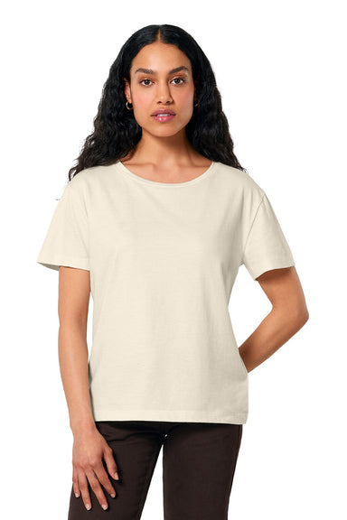Stanley Stella SXW008 Womens Serena Short Sleeve Scoop Neck T-Shirt Natural Raw Model Front