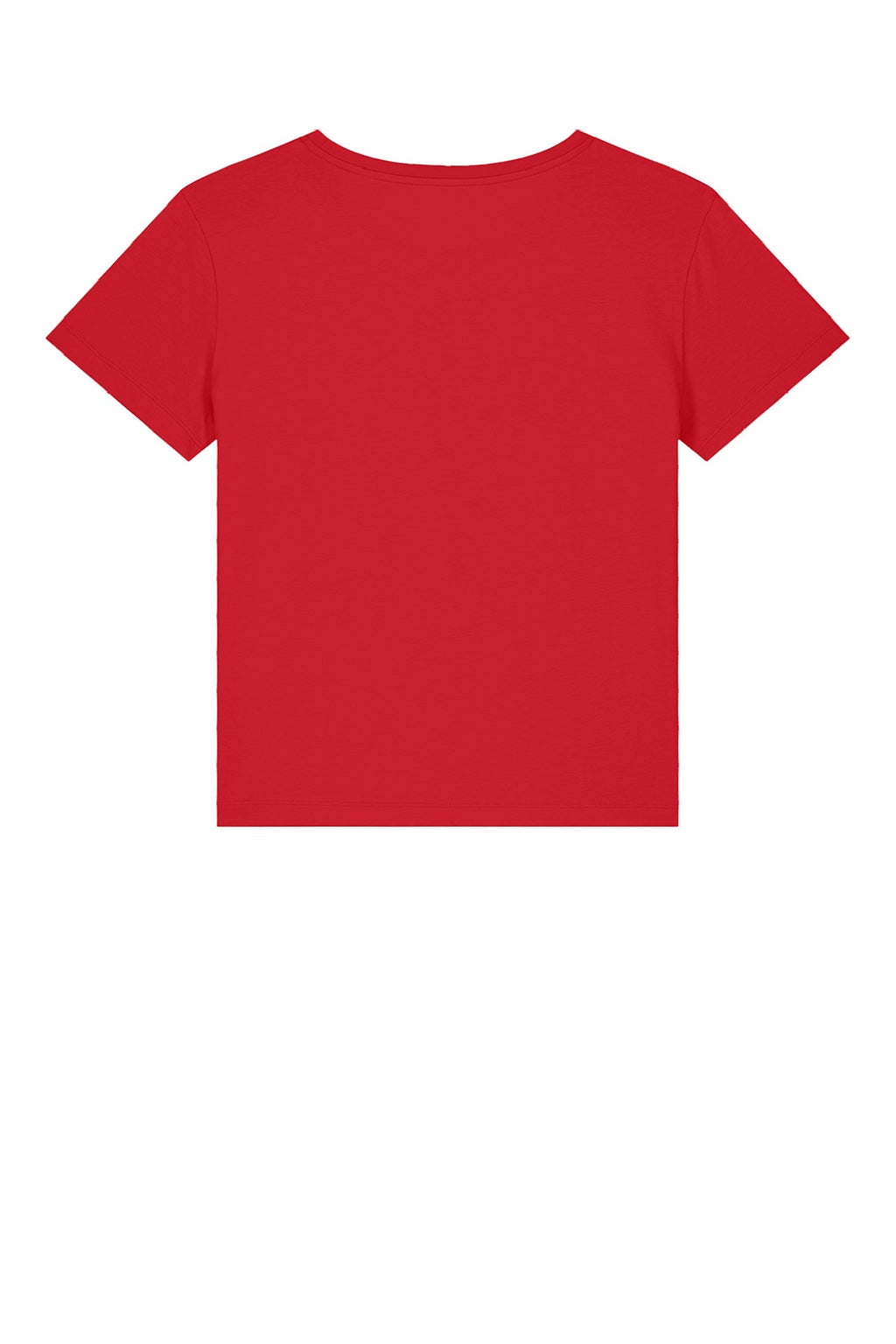 Stanley Stella SXW008 Womens Serena Short Sleeve Scoop Neck T-Shirt Red Flat Back