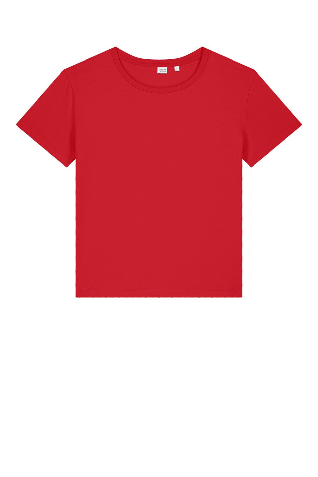 Stanley Stella SXW008 Womens Serena Short Sleeve Scoop Neck T-Shirt Red Flat Front