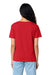 Stanley Stella SXW008 Womens Serena Short Sleeve Scoop Neck T-Shirt Red Model Back