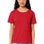 Stanley Stella Womens Serena Short Sleeve Scoop Neck T-Shirt - Red