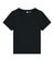Stanley Stella SXW032 Womens Isla Short Sleeve V-Neck T-Shirt Black Flat Front