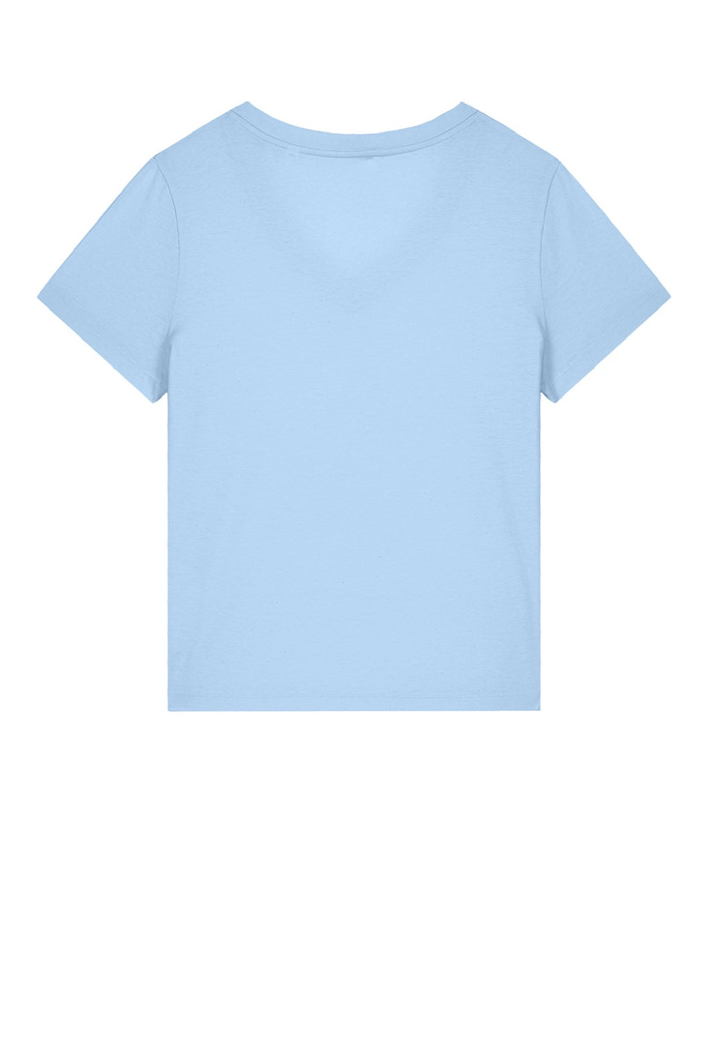 Stanley Stella SXW032 Womens Isla Short Sleeve V-Neck T-Shirt Soul Blue Flat Back