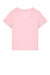 Stanley Stella SXW032 Womens Isla Short Sleeve V-Neck T-Shirt Cotton Pink Flat Back