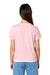 Stanley Stella SXW032 Womens Isla Short Sleeve V-Neck T-Shirt Cotton Pink Model Back