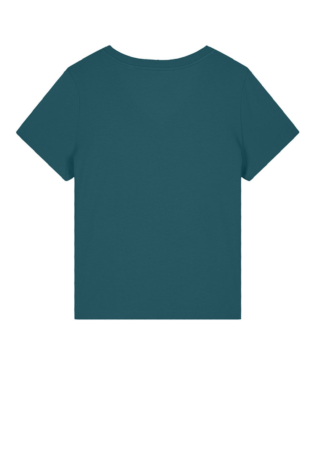 Stanley Stella SXW032 Womens Isla Short Sleeve V-Neck T-Shirt Stargazer Blue Flat Back