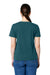 Stanley Stella SXW032 Womens Isla Short Sleeve V-Neck T-Shirt Stargazer Blue Model Back