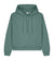 Stanley Stella SXW035 Womens Nora Hooded Sweatshirt Hoodie Green Bay Flat Front