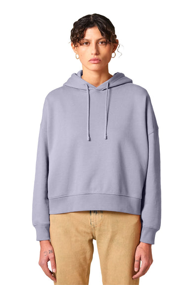 Stanley Stella SXW035 Womens Nora Hooded Sweatshirt Hoodie Lavender Purple Model Front
