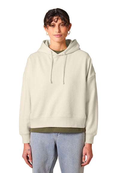 Stanley Stella SXW035 Womens Nora Hooded Sweatshirt Hoodie Natural Raw Model Front