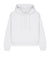 Stanley Stella SXW035 Womens Nora Hooded Sweatshirt Hoodie White Flat Front