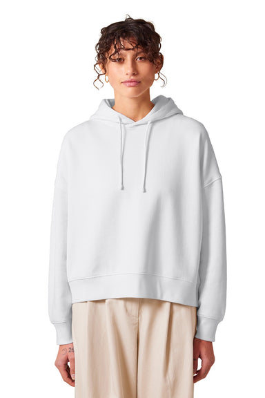 Stanley Stella SXW035 Womens Nora Hooded Sweatshirt Hoodie White Model Front