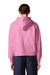 Stanley Stella SXW037 Womens Ida Full Zip Hooded Sweatshirt Hoodie w/ Pockets Bubble Pink Model Back