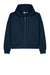 Stanley Stella SXW037 Womens Ida Full Zip Hooded Sweatshirt Hoodie w/ Pockets French Navy Blue Flat Front