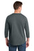 Sport-Tek T200 Mens 3/4 Sleeve Crewneck T-Shirt Iron Grey Model Back