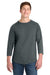 Sport-Tek T200 Mens 3/4 Sleeve Crewneck T-Shirt Iron Grey Model Front