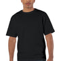 Champion Mens Heritage Short Sleeve Crewneck T-Shirt - Black