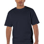 Champion Mens Heritage Short Sleeve Crewneck T-Shirt - Navy Blue