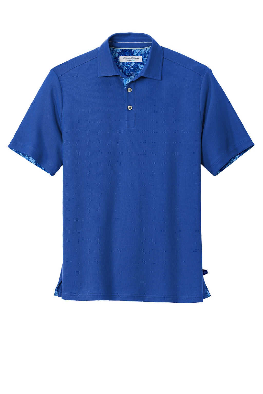 Tommy Bahama T223508TB Mens 5 O Clock Short Sleeve Polo Shirt Team Blue Flat Front