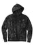 Champion TDS101 Mens Reverse Weave Scrunch Dye Hooded Sweatshirt Hoodie w/ Pouch Pocket Black Flat Front