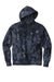 Champion TDS101 Mens Reverse Weave Scrunch Dye Hooded Sweatshirt Hoodie w/ Pouch Pocket Navy Blue Flat Front