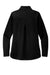 TravisMathew TM1LD001 Womens Coveside Wrinkle Resistant Full Zip Jacket Black Flat Back