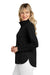 TravisMathew TM1LD001 Womens Coveside Wrinkle Resistant Full Zip Jacket Black Model Side