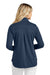 TravisMathew TM1LD001 Womens Coveside Wrinkle Resistant Full Zip Jacket Night Blue Model Back