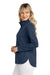 TravisMathew TM1LD001 Womens Coveside Wrinkle Resistant Full Zip Jacket Night Blue Model Side